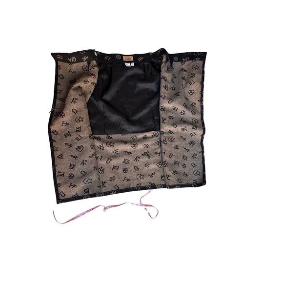 Pendleton Wool Zodiac Astrology Wrap Skirt Vintage Made USA Size 8 - Picture 4 of 8